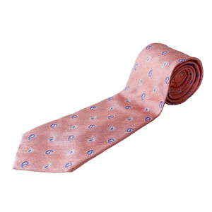Joseph Lyman NY Paisley Silk Necktie Luxury Retro Wedding Work Ceremony Business
